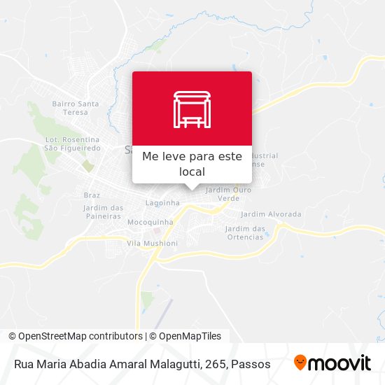 Rua Maria Abadia Amaral Malagutti, 265 mapa