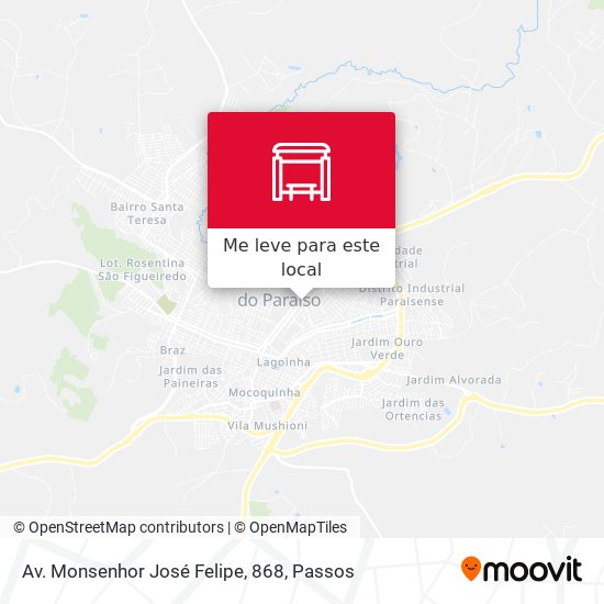 Av. Monsenhor José Felipe, 868 mapa