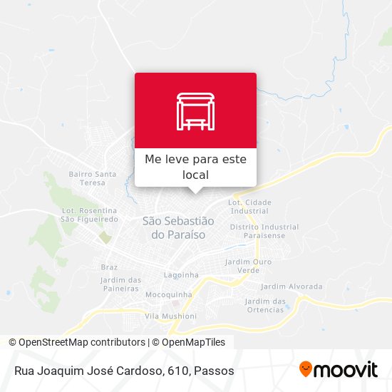 Rua Joaquim José Cardoso, 610 mapa