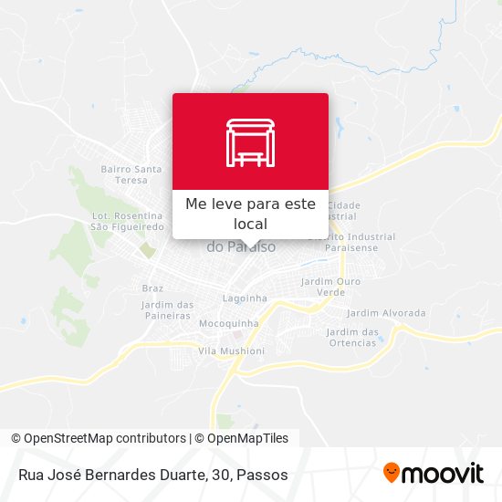 Rua José Bernardes Duarte, 30 mapa
