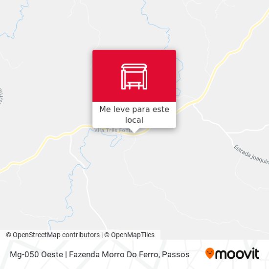 Mg-050 Oeste | Fazenda Morro Do Ferro mapa