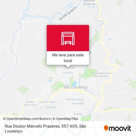Rua Doutor Marcelo Prazeres, 557-605 mapa