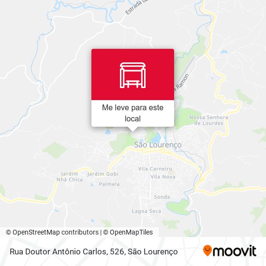 Rua Doutor Antônio Carlos, 526 mapa