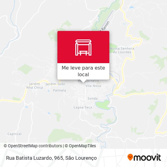 Rua Batista Luzardo, 965 mapa