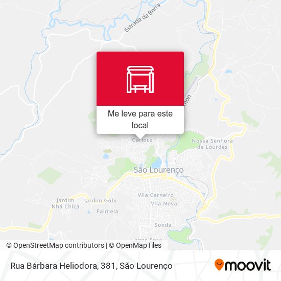 Rua Bárbara Heliodora, 381 mapa