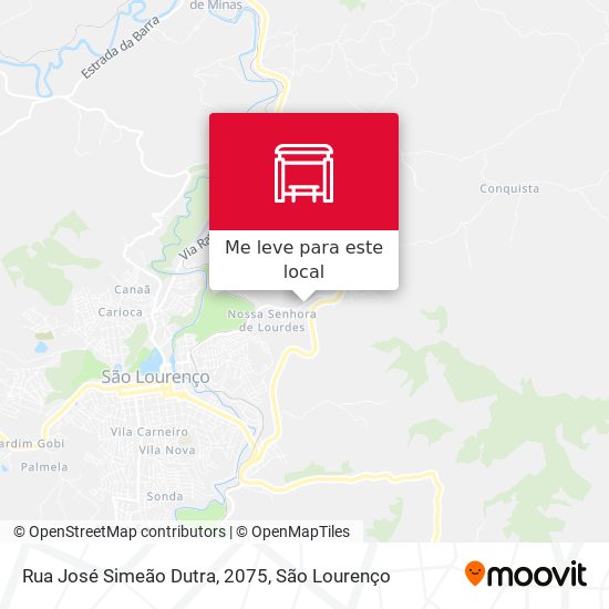 Rua José Simeão Dutra, 2075 mapa