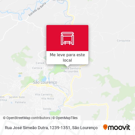Rua José Simeão Dutra, 1239-1351 mapa