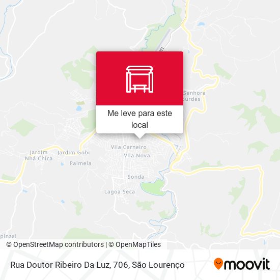 Rua Doutor Ribeiro Da Luz, 706 mapa