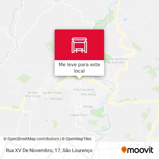 Rua XV De Novembro, 17 mapa