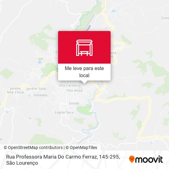 Rua Professora Maria Do Carmo Ferraz, 145-295 mapa