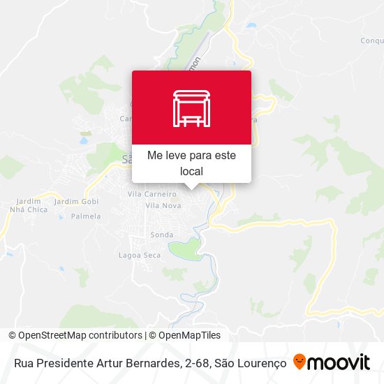 Rua Presidente Artur Bernardes, 2-68 mapa