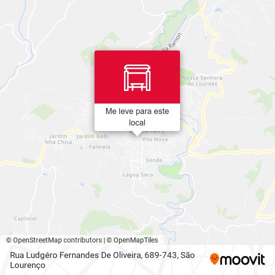 Rua Ludgéro Fernandes De Oliveira, 689-743 mapa