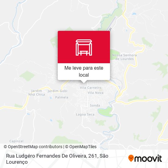 Rua Ludgéro Fernandes De Oliveira, 261 mapa