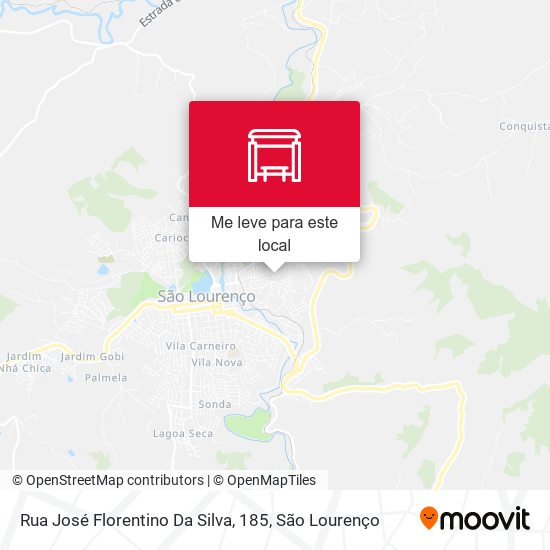 Rua José Florentino Da Silva, 185 mapa