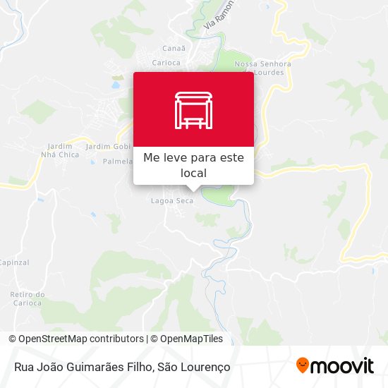 Rua João Guimarães Filho mapa