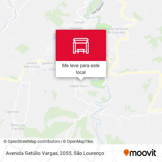 Avenida Getúlio Vargas, 2055 mapa
