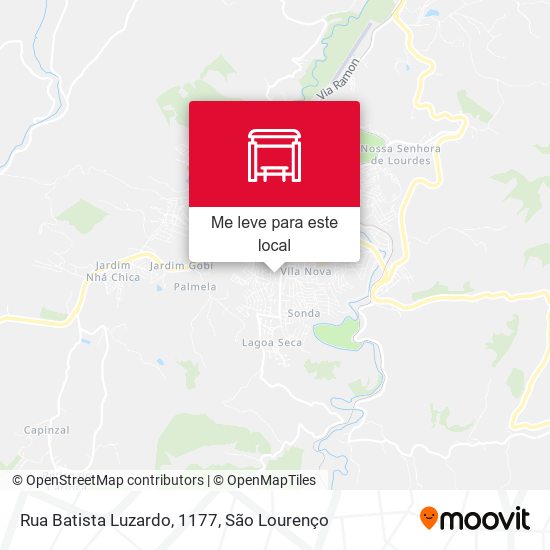 Rua Batista Luzardo, 1177 mapa