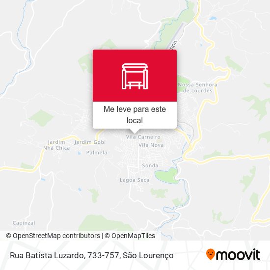 Rua Batista Luzardo, 733-757 mapa
