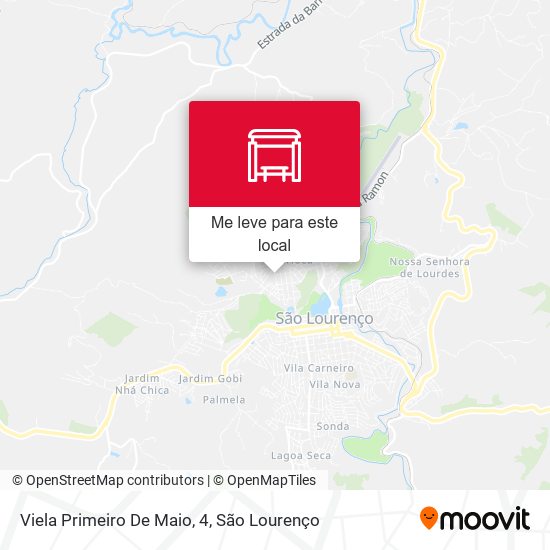 Viela Primeiro De Maio, 4 mapa