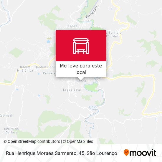 Rua Henrique Moraes Sarmento, 45 mapa