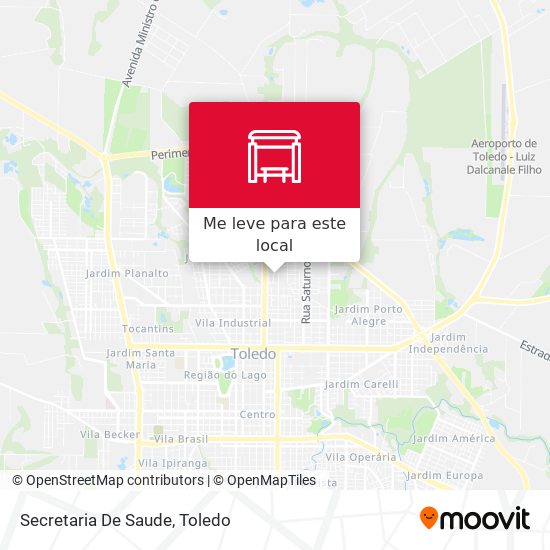 Secretaria De Saude mapa
