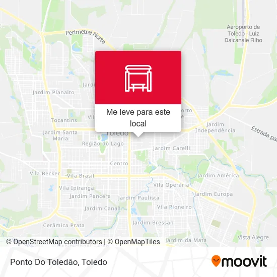 Ponto Do Toledão mapa