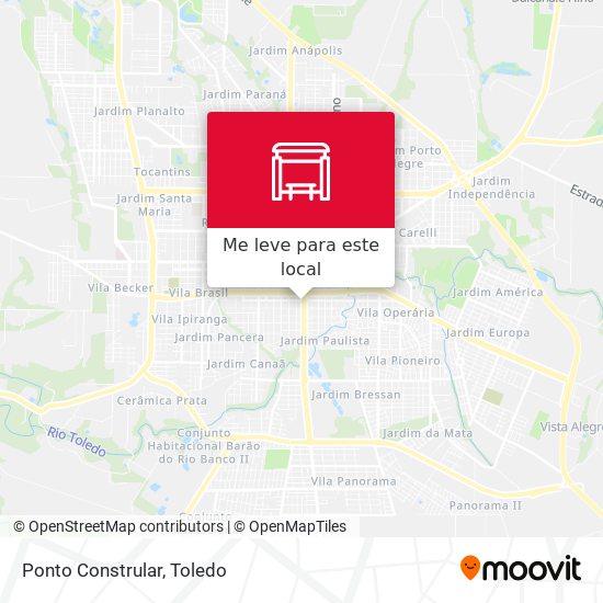Ponto Constrular mapa