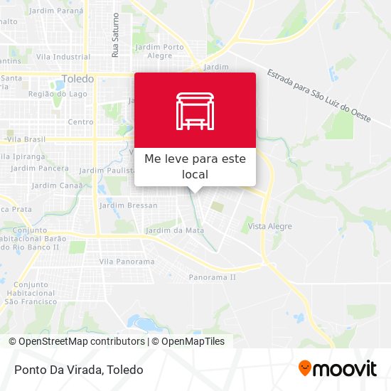 Ponto Da Virada mapa