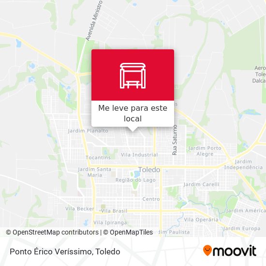 Ponto Érico Veríssimo mapa