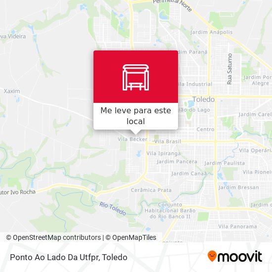 Ponto Ao Lado Da Utfpr mapa