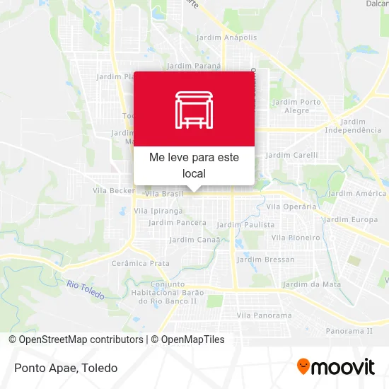 Ponto Apae mapa
