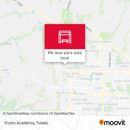 Ponto Academia mapa