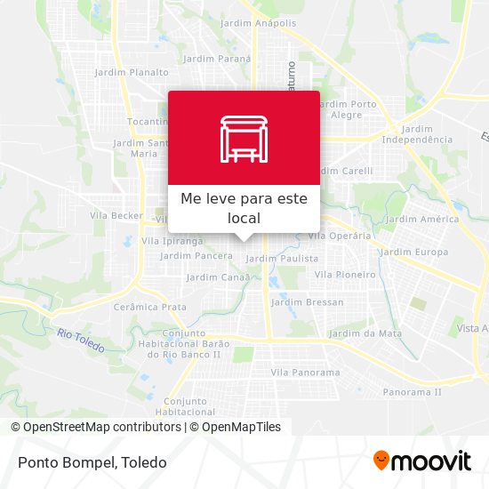 Ponto Bompel mapa