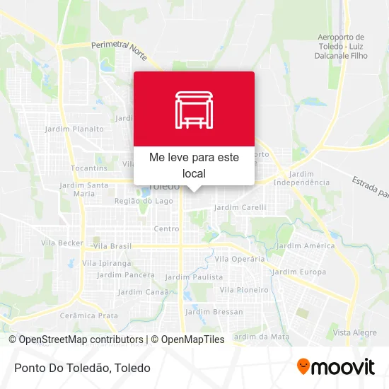 Ponto Do Toledão mapa