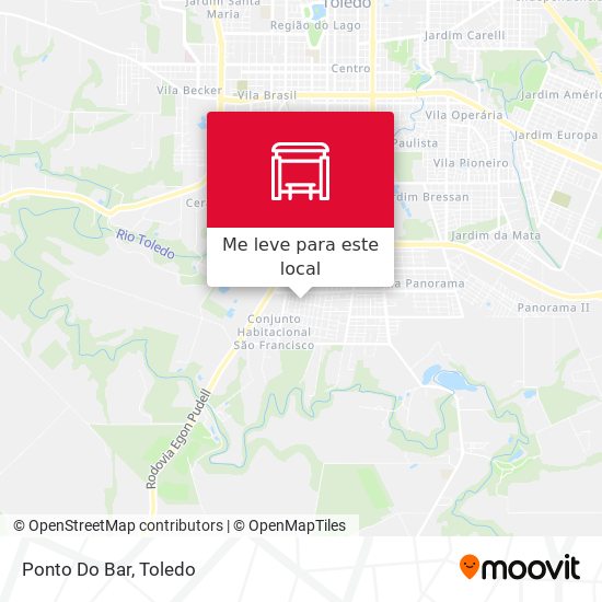 Ponto Do Bar mapa