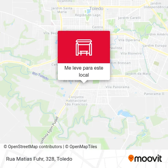 Rua Matias Fuhr, 328 mapa