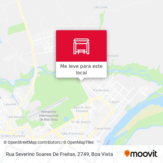 Rua Severino Soares De Freitas, 2749 mapa