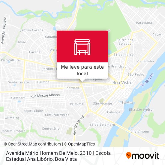 Avenida Mário Homem De Melo, 2310 | Escola Estadual Ana Libório mapa