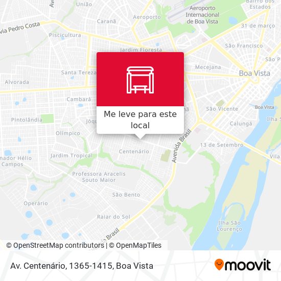 Av. Centenário, 1365-1415 mapa