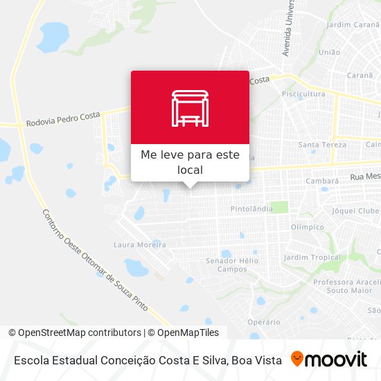 Escola Estadual Conceição Costa E Silva mapa
