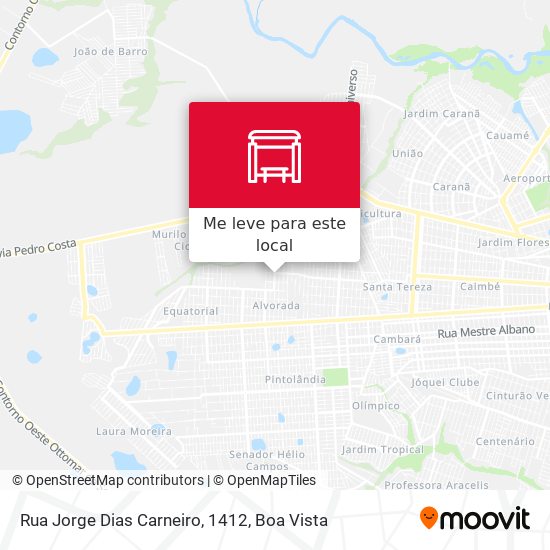 Rua Jorge Dias Carneiro, 1412 mapa