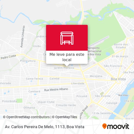 Av. Carlos Pereira De Melo, 1113 mapa