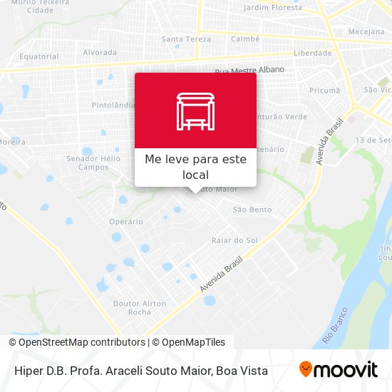 Hiper D.B. Profa. Araceli Souto Maior mapa