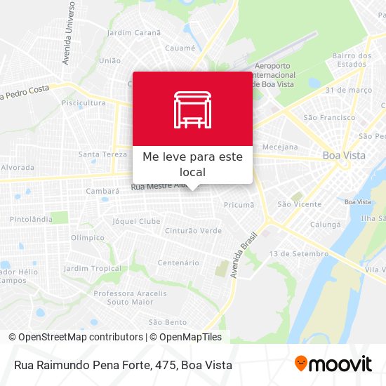 Rua Raimundo Pena Forte, 475 mapa