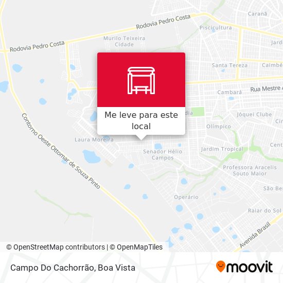 Campo Do Cachorrão mapa