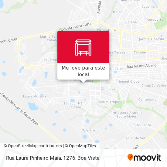 Rua Laura Pinheiro Maia, 1276 mapa