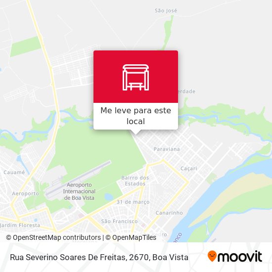 Rua Severino Soares De Freitas, 2670 mapa