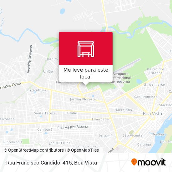 Rua Francisco Cândido, 415 mapa