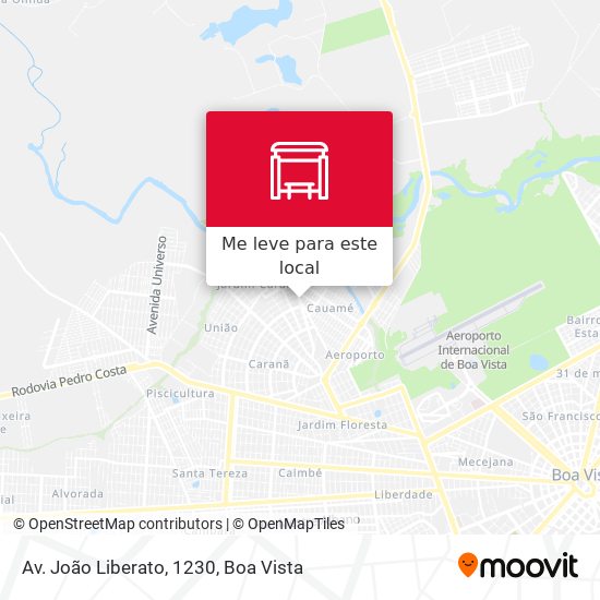 Av. João Liberato, 1230 mapa