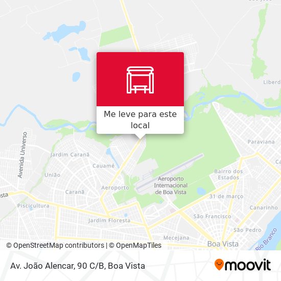Av. João Alencar, 90 C/B mapa